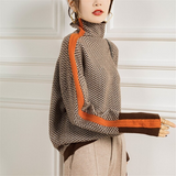 Emma | Gestreifter Pullover – Orange