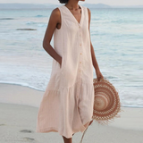 Catalina - Stilvolle Sommertunika – Khaki