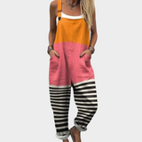 Evarielle - Softtouch-Jumpsuit – Orange Pink