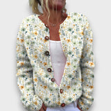 Rosalie – Cardigan mit Rosendruck – Stil 2