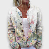 Rosalie – Cardigan mit Rosendruck – Stil 3
