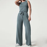 DIANA - ÉLÉGANCE ALLURE JUMPSUIT – Blau