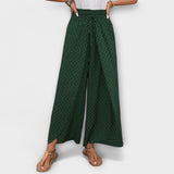 Criella – Hose mit hoher Taille – Grün