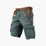 Herren-Utility-Shorts mit Taschen für Freizeit und Abenteuer – Blau