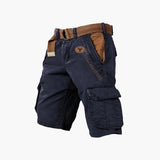 Herren-Utility-Shorts mit Taschen für Freizeit und Abenteuer – Marine