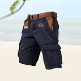 Vielseitige Cargoshorts für Herren – Iman – Marineblau