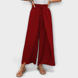Criella – Hose mit hoher Taille – Rot