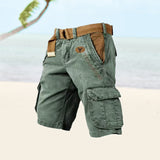 Vielseitige Cargoshorts für Herren – Iman – Grün
