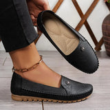 Avigayil - Leichte Orthopädische Leder Schuhe – Schwarz