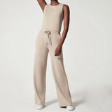 DIANA - ÉLÉGANCE ALLURE JUMPSUIT – Beige