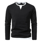 Alwin | Premium Longsleeve aus gekämmter Baumwolle – Schwarz