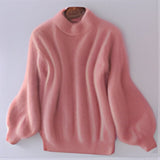 Ansel | Einfacher und stilvoller Winterpullover – Rosa