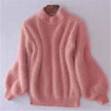 Lindsay | Einfacher und stilvoller Winterpullover – Rosa