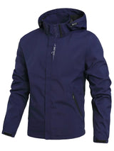 Norberto – Wasserdichte Jacke Mit Langen Ärmeln – Marineblau