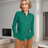 Klassische Strickweste für Damen | Perfekt für alle Jahreszeiten – Grün