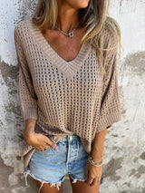 Tina | Elegantes Casual-Top – Beige