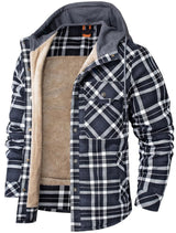 Trake – wattierte waldjacke – Grau