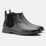 Herren Stiefel | Seitlicher Einstieg mit geschlossener Form – Grau