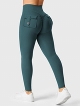 Zerovix | Atmungsaktive Leggings für Damen Sommer Fit – Blaugrün