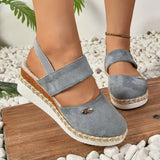 Brenda | Sandalen – Grau
