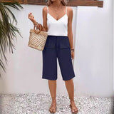 Viola | Bequeme Shorts mit Utility-Taschen – Dunkelblau