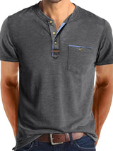 Matthias | Stilvolles Sommershirt 1+1 Gratis – Dunkel Grau
