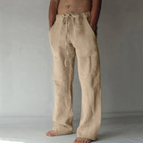 Nils | Modische dünne Freizeithose – Khaki