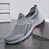 Irwan - Atmungsaktiver Rutschfester Turnschuh – Grau