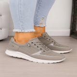 Ava - Sneaker mit Reißverschluss – Grau