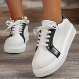 RetroFlex™ – Damen Sneakers mit Retro Flair für Alltag und Sport – Weiß