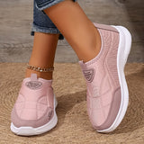 Solirae - Stützender orthopädischer Walking-Sneaker – Rosa