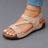 Sarah | Leichte orthopädische Sandale für Damen – Beige