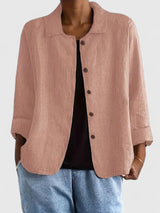 Rilayne - Leichtes Top mit Soft-Touch – Pink