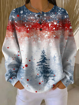 Alva™ - Julepullover mit Weichem Tannenbaum-Muster – Weihnachten