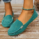 Nevaeh | Gummisohle Flache Sohle Ballerinas – Türkis