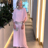 Isabelle - Elegantes Zweiteiliges Set – Rosa