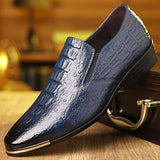 Natanor - Lässige Schuhe Mit Krokodilmuster – Blau