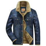 Herrenjacke | Steppung und durchgehender Verschluss – Hellblau