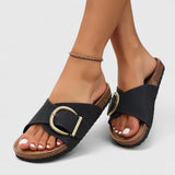 Clementina | ELEGANTE ORTHOPÄDISCHE Sandalen – Schwarz