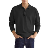 Luca – Der Polo-Pullover für moderne Männer mit Stil – Schwarz