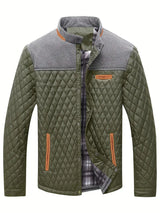 Proctor - Lässige Langarmjacke Mit Taschen – Grün