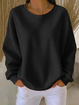 Nova™ - Klassischer Pullover – Schwarz