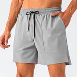 Moderne Herren-Nylonshorts in verschiedenen Farben – Grau