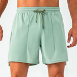 Moderne Herren-Nylonshorts in verschiedenen Farben – Grün