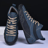 Ovadia – Stilvoller, Bequemer Turnschuh Mit Schnürung – Blau