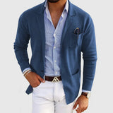 Manuel™ | Eleganter Herren Blazer – Blau