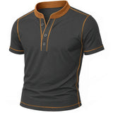 Adrion - Atmungsaktives Kurzarm Polo Hemd – Grau