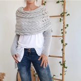 Marina™ Elegante Boho-Wärme – Hellgrau