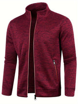 Sven | Bequeme Weste – Burgunderrot