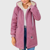 Birgitta | Damen Fleecejacke – Stil und Wärme für kalte Tage – Rosa
